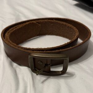 Classic Brown Leather Belt for Men